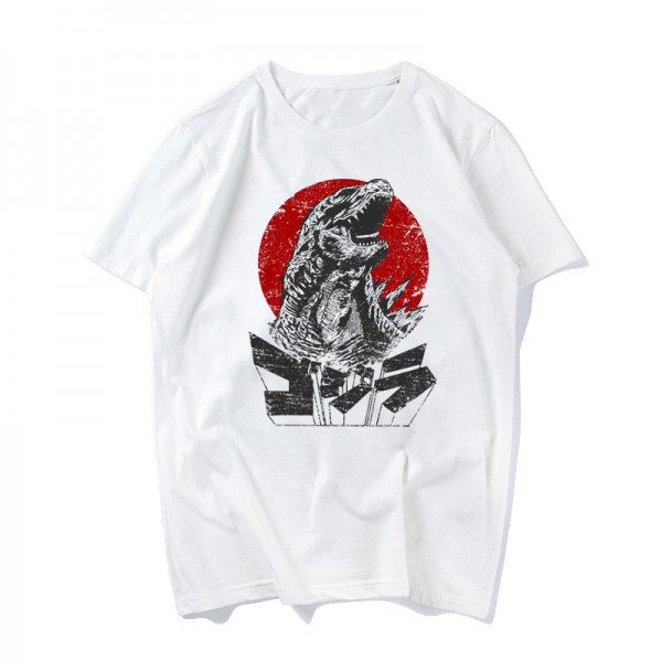 Mens Godzilla World T Shirt