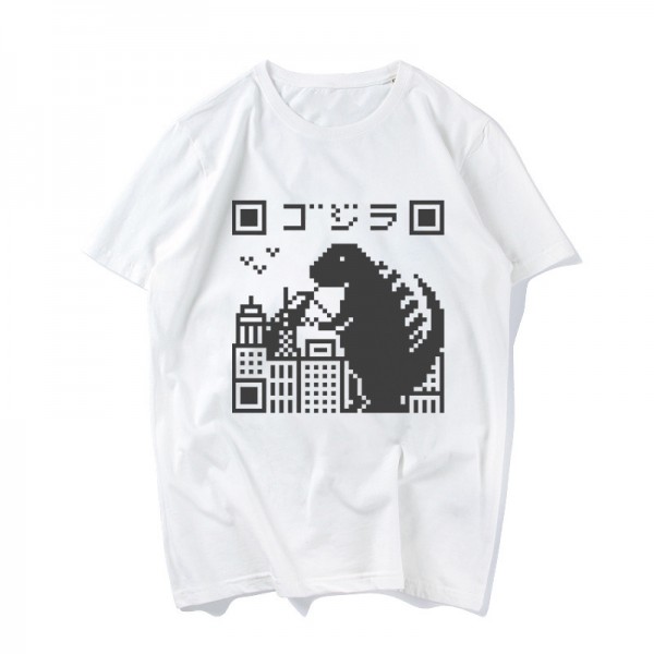 Godzilla Adults Tee Round Neck Shirt