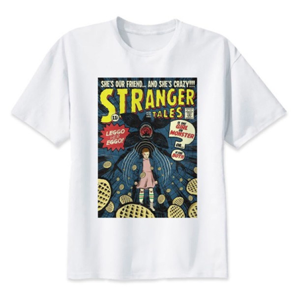 Stranger Things White Character T Shirts