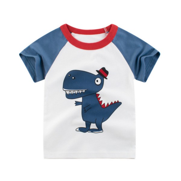 Basic Short Sleeve Dinosaur Shirts