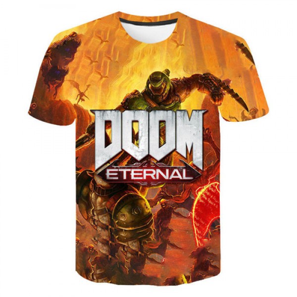 Doom Colorful Mens T Shirts