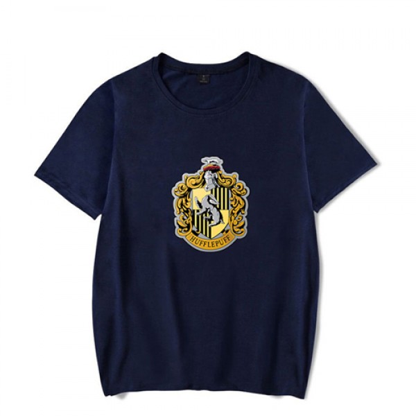 Boys Harry Potter Hufflepuff Round Neck Shirts