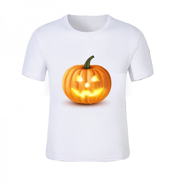 Funny Pumpkin Halloween White T Shirts