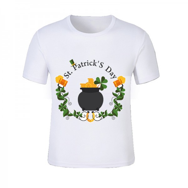 Funny St Patrick's Day Round Neck T Shirts