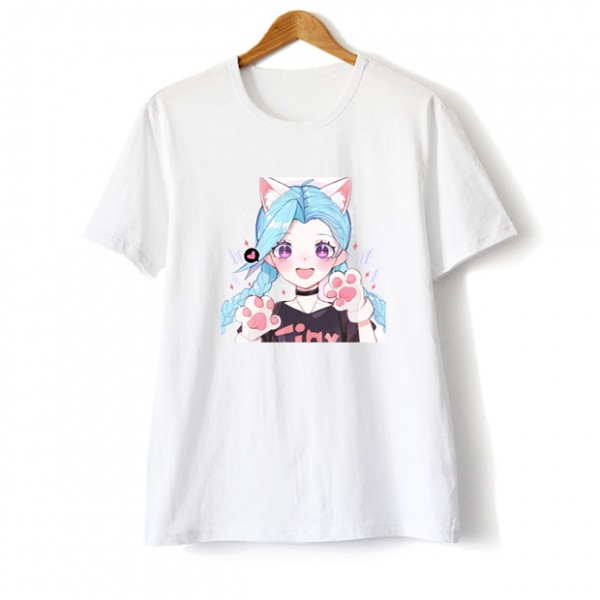 White Game League Of Legends Character T Shirt