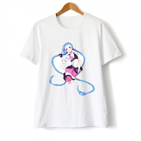 League Of Legends Character Round Neck T Shirt