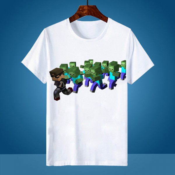 Run Away Minecraft Game T Shirt