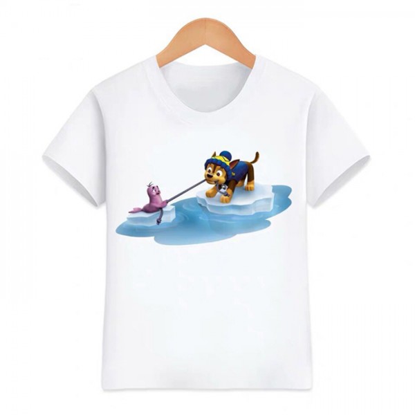 White Character Dogs Paw Patro Shirts