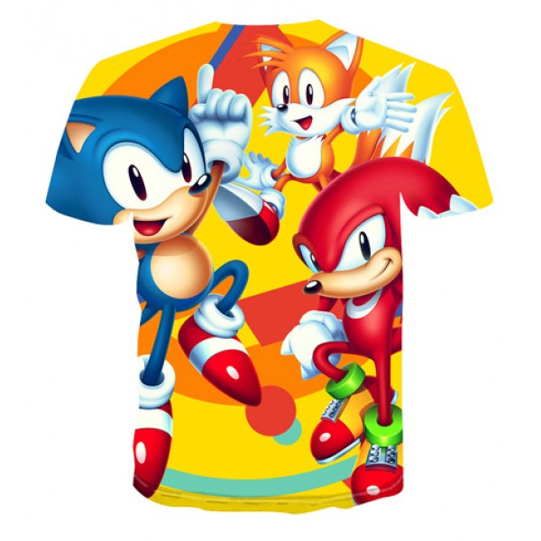 Colorful Game Sonic The Hedgehog Shirts