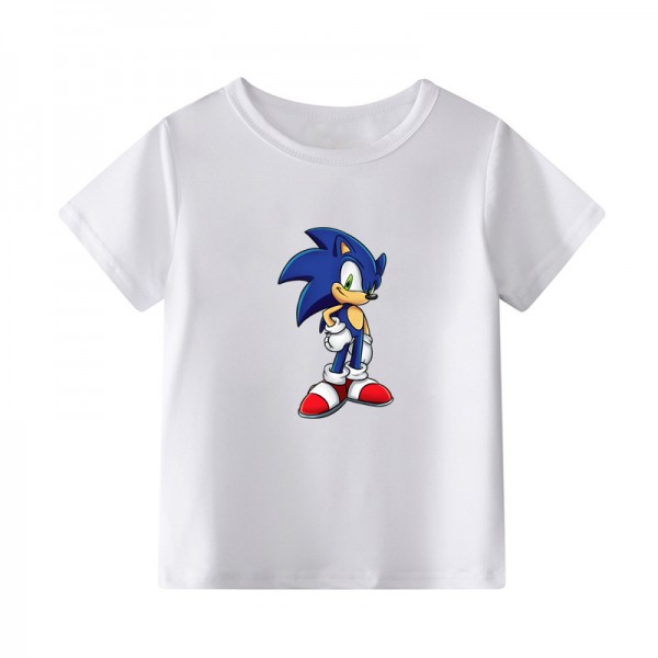 Video Character Sonic The Hedgehog T Shirt 