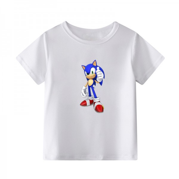 White Sonic T Shirt The Hedgehog