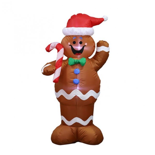 Christmas garden ornaments gingerbread man inflatable model adornment