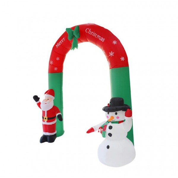 Christmas Snowman Garden Ornament Inflatable Santa Claus Personalized Adornment