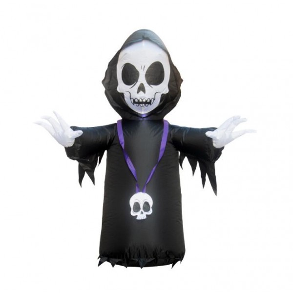 Halloween new ornaments skull black ghost inflatable decoration
