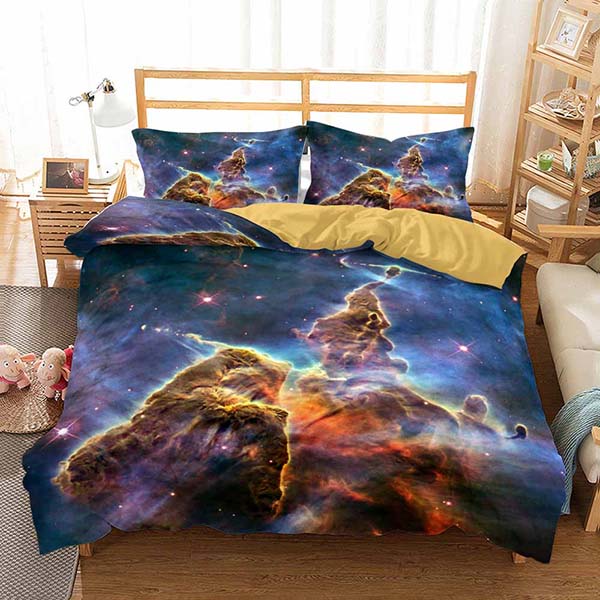 3D Print Bedding Set Galaxy Comforter 