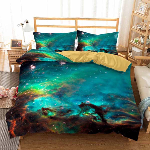 Galaxy Bed Set 3D Style Fashion Printing Comforter   