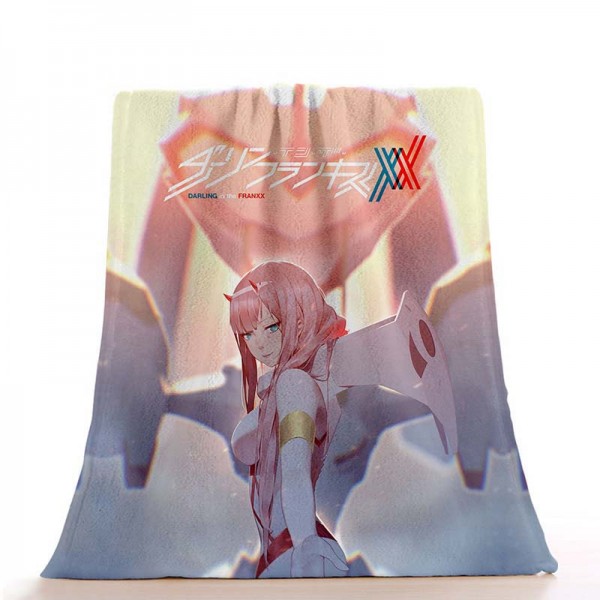Anime Printing Zero Two Blanket