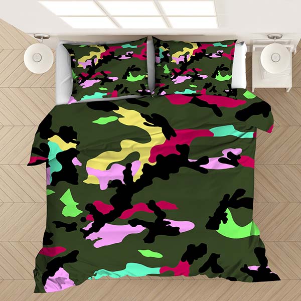 Camouflage Comforter Camo Bed Set 