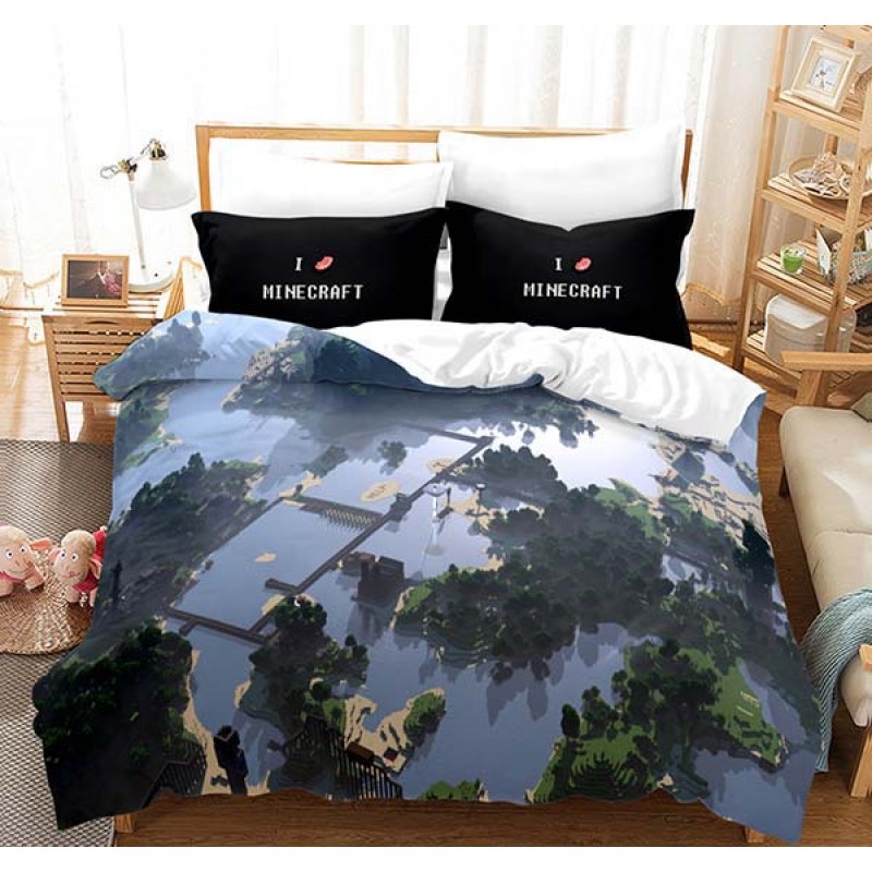 boys minecraft bedding