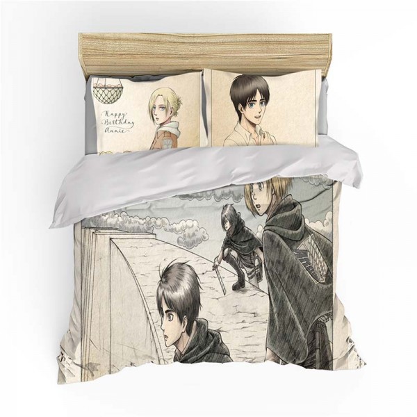 Attack On Titan Bed Sheets 