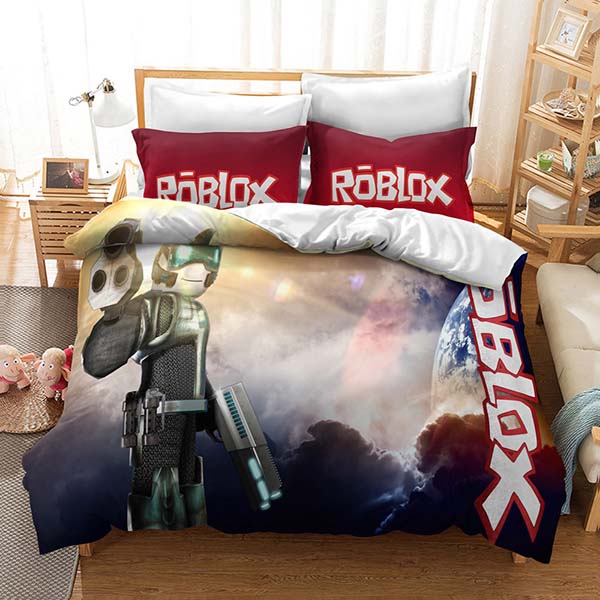 Game Print Roblox Bed Set