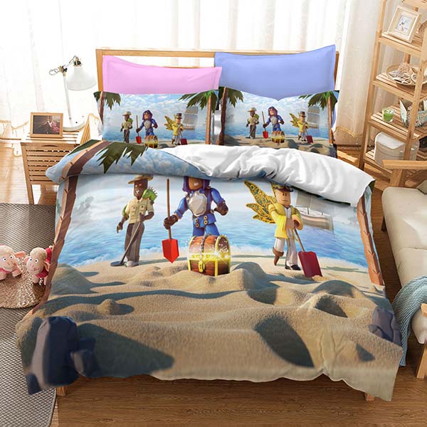 3D Style Game Comforter Roblox Bed Set
