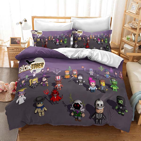 Roblox Comforter 3D Style Bed Set 