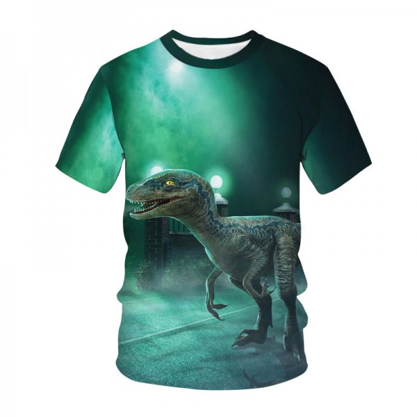 Dinosaur Shirt 3D Style Uisex Jurassic Park T-Shirt