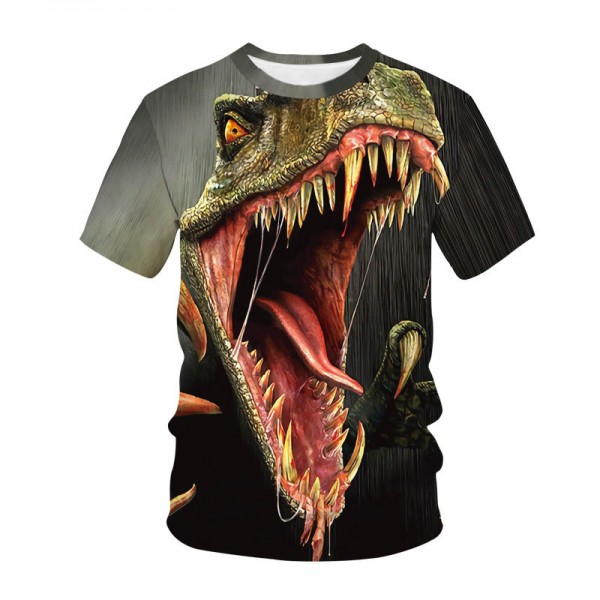 3D Style Jurassic Park Dinosaur Shirt For Adult And Kids 