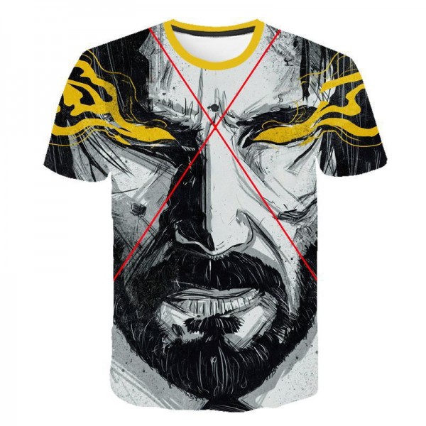 3D Style John Wick T Shirt For Adult