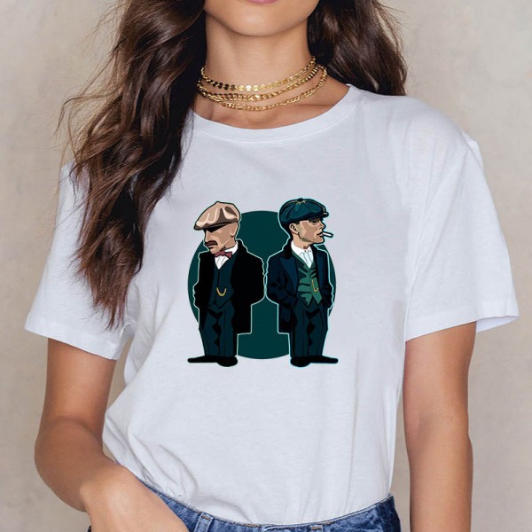 Adult Summer Colthing Women Peaky Blinders T Shirt