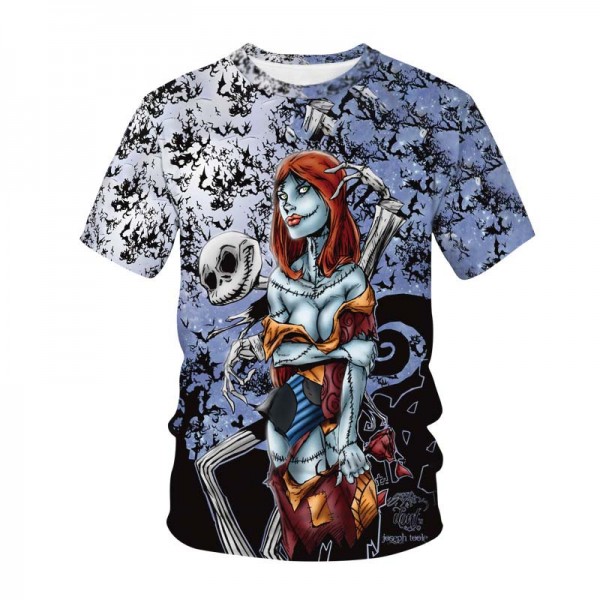 Men And Boys Jack And Sally Shirt 3D Style 