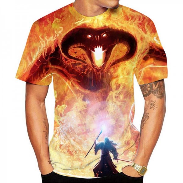 Adult Print Lord Of The Rings T Shirt