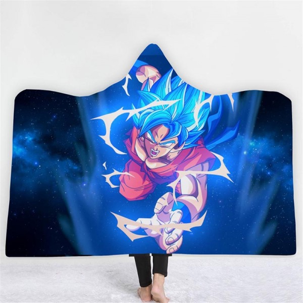 3D Style Dragon Ball Z Hooded Blanket