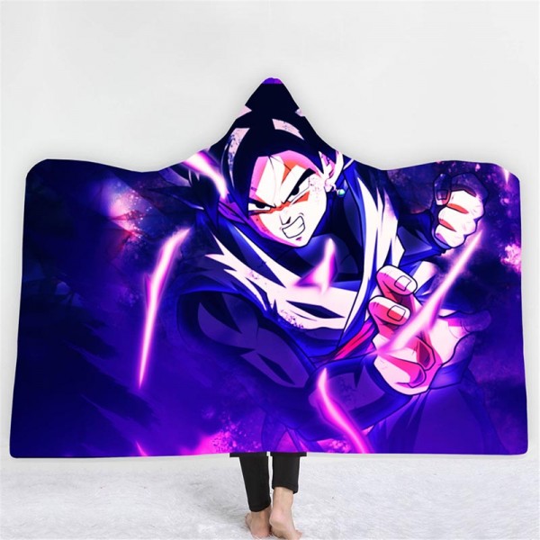 Dragon Ball Z 3D Style Hooded Blanket 