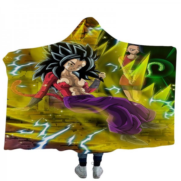 Dragon Ball Z Hooded Blanket 3D Style Throw