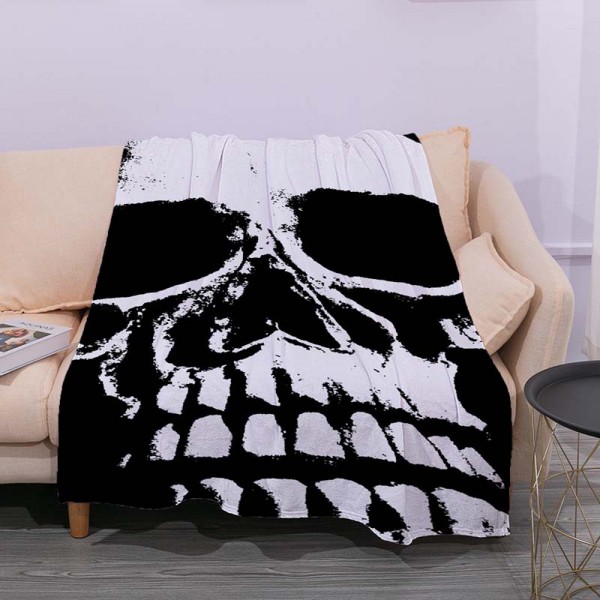 Day Of The Dead 3D Print Skull Blanket  