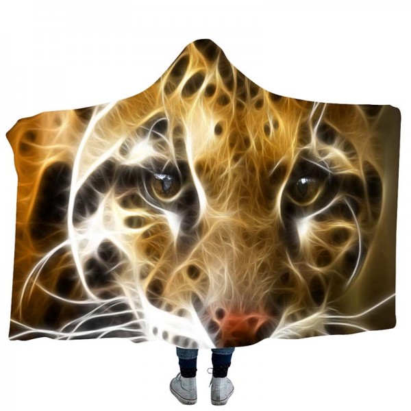 3D Style Printing Tiger Blanket
