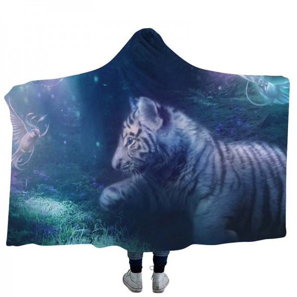 Tiger 3D Style Throw Blanket  