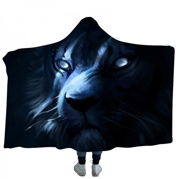 3D Anime Print Throw Tiger Blanket  