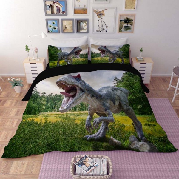 3D Style Dinosaur Comforter Set
