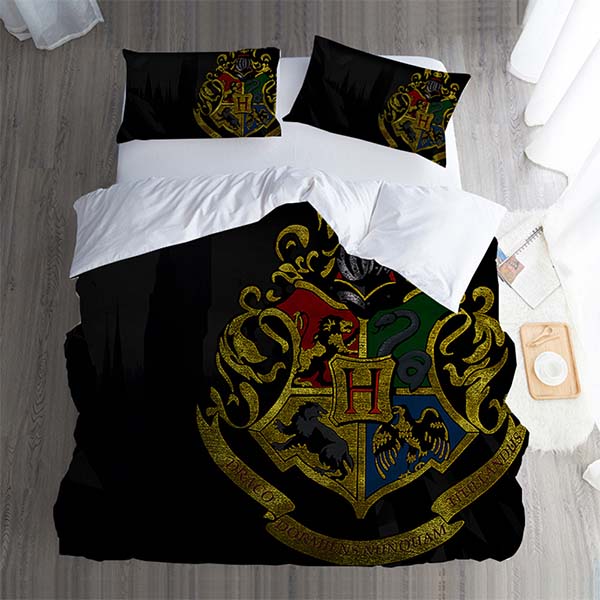 harry potter bed lining with pillowcase