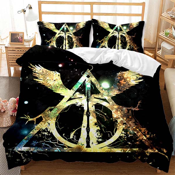 3pcs duvet cover harry potter bedding set