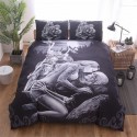 3pcs comforter skull bed sets