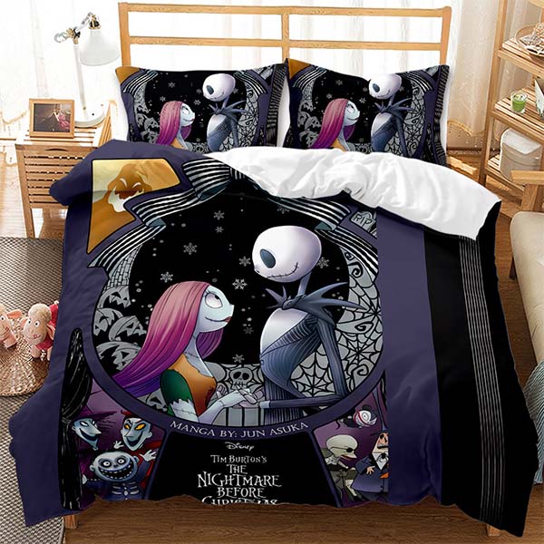 Nightmare Before Christmas Bed Set 3D Style