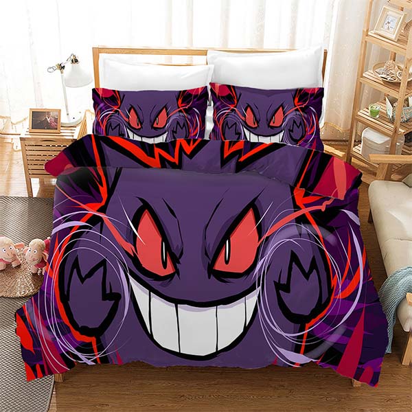 Pokemon Bed Set Print Comforter And Pillowcase
