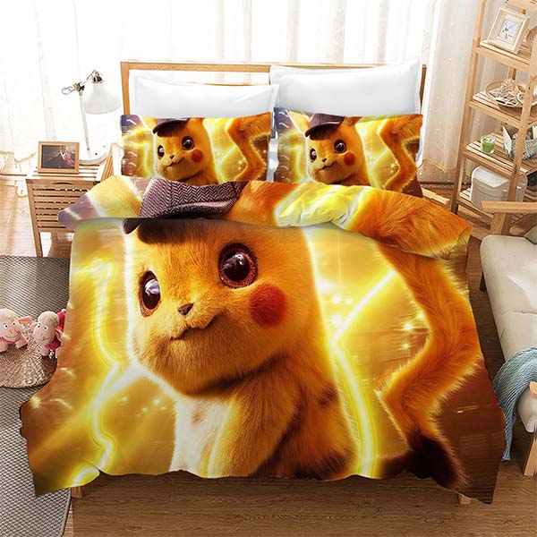 Pokemon Bedding 3D Print Comforter Set