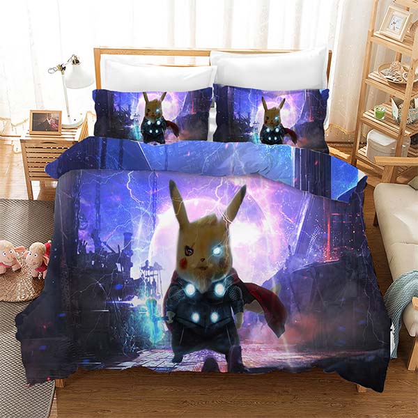 Pokemon Bed Set 3D Comforter