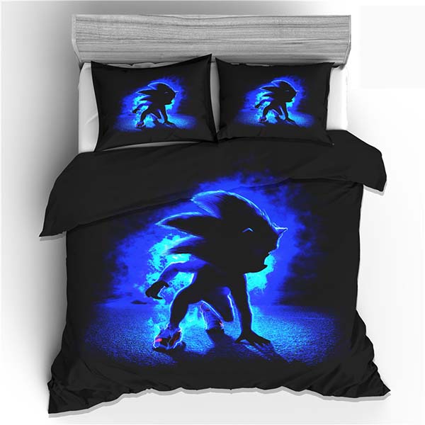 3D Style Sonic Bed Set
