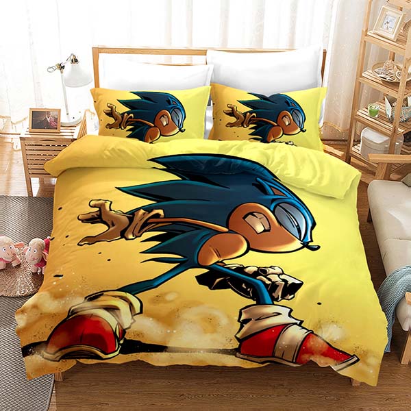 Sonic Comforter 3Pcs Duvet Cover